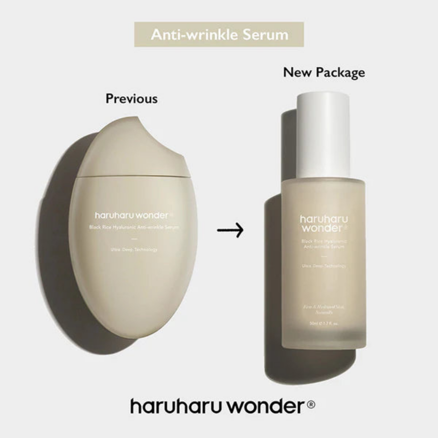 HaruHaru Wonder - SZÉRUM - Black Rice Hyaluronic Anti-Wrinkle Serum 50ml
