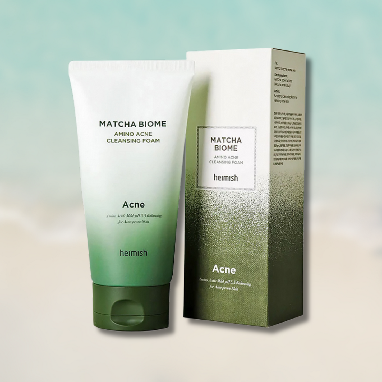 Heimish - ARCTISZTÍTÓ - Matcha Biome Amino Acne Cleansing Foam 150ml