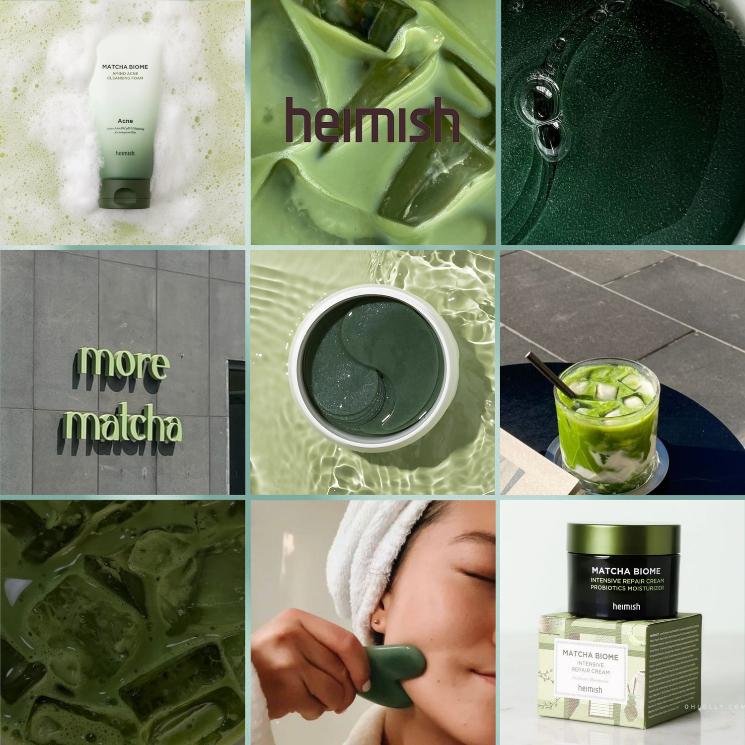 Matcha kollekció koreai kozmetikumok