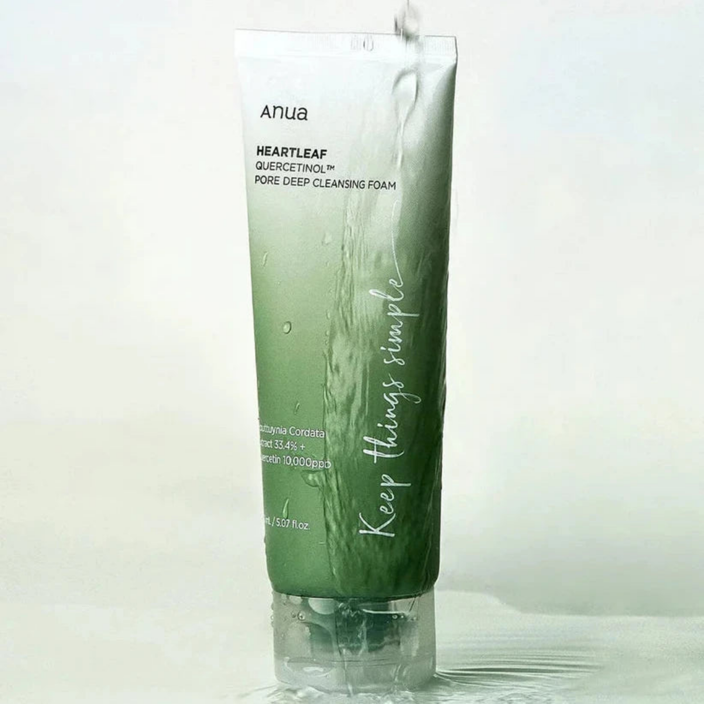 Anua -TISZTÍTÓ HAB- Heartleaf quercentiol pore deep cleansing foam 150ml