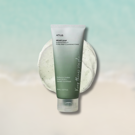Anua -TISZTÍTÓ HAB- Heartleaf quercentiol pore deep cleansing foam 150ml