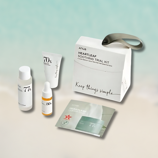 Anua Heartleaf Soothing Trial Korean Kit Travel Size
