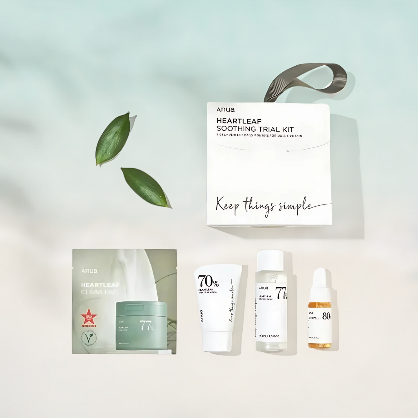 Anua Heartleaf Soothing Trial Korean Kit Travel Size