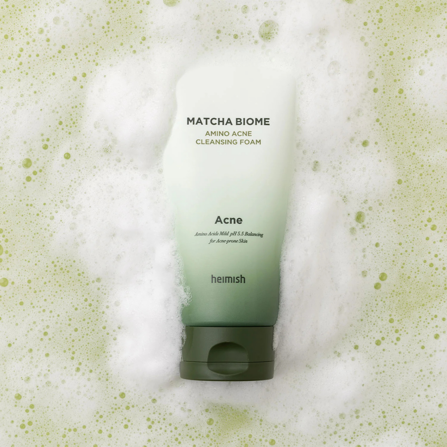 Heimish - ARCTISZTÍTÓ - Matcha Biome Amino Acne Cleansing Foam 150ml